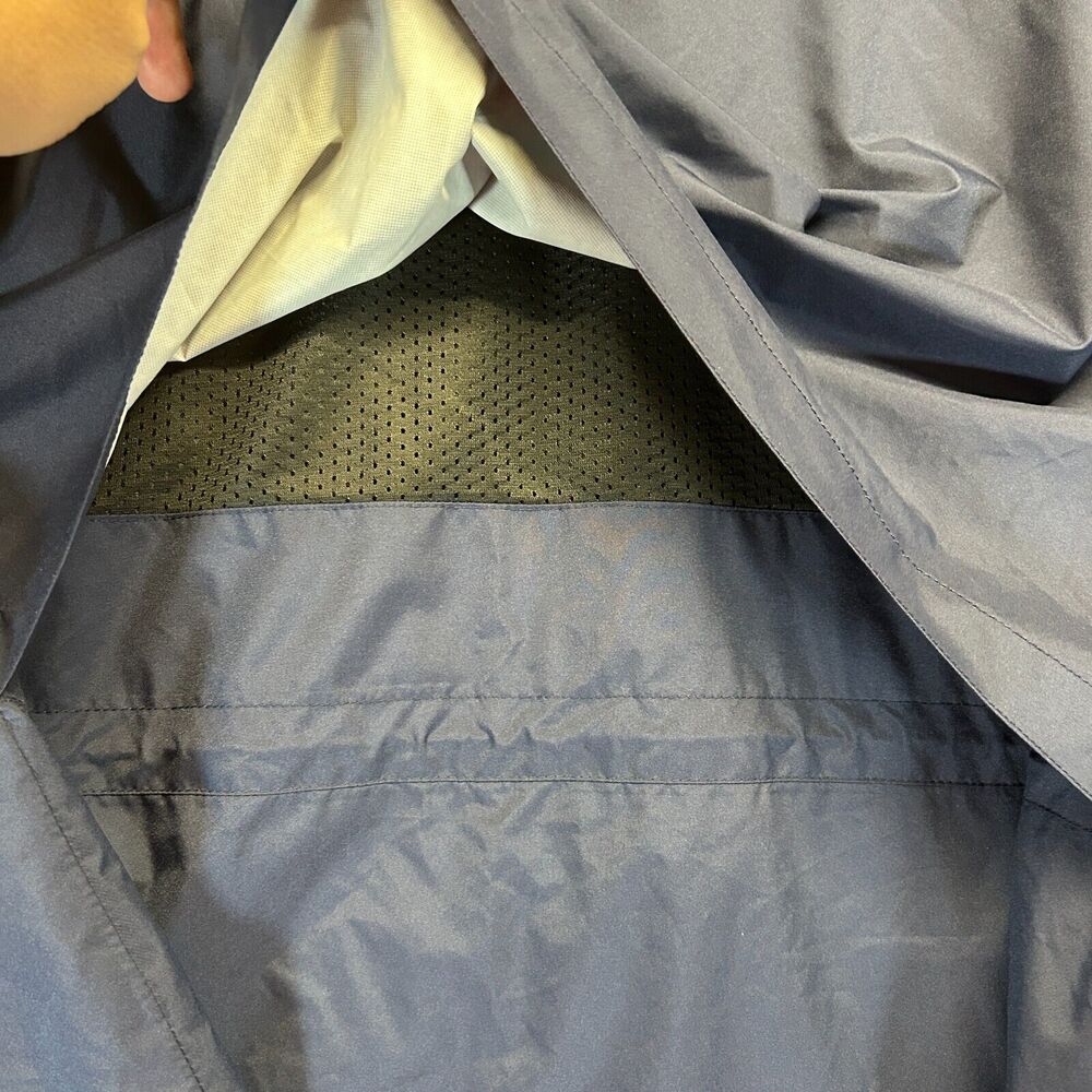 FootJoy Dryjoys Golf Jacket Womens Large Navy Full Zip Mesh Lined Rain Wind Vent - Picture 13 of 14